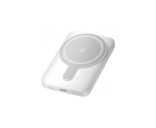 Батарея универсальная Vention Magnetic Wireless 5000mAh 20W 3A, PD USB-C, Light Indicator, White (FHSW0)