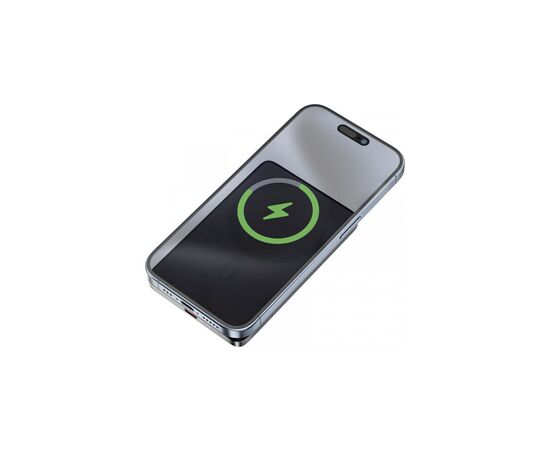 Батарея универсальная Acefast Magnetic Wireless 5000mAh 18W PD, QC/3.0, QI 7.5W, ультра тонкий, M8 Bllack (6974316283386), изображение 3 Батарея универсальная Acefast Magnetic Wireless 5000mAh 18W PD, QC/3.0, QI 7.5W, ультра тонкий, M8 Bllack (6974316283386), изображение 3