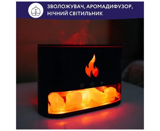 Увлажнитель воздуха Neor FLAME AROMA 25ML10 BK, изображение 2 Увлажнитель воздуха Neor FLAME AROMA 25ML10 BK, изображение 2