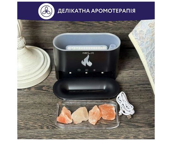 Увлажнитель воздуха Neor FLAME AROMA 25ML10 BK, изображение 4 Увлажнитель воздуха Neor FLAME AROMA 25ML10 BK, изображение 4