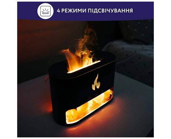 Увлажнитель воздуха Neor FLAME AROMA 25ML10 BK, изображение 5 Увлажнитель воздуха Neor FLAME AROMA 25ML10 BK, изображение 5