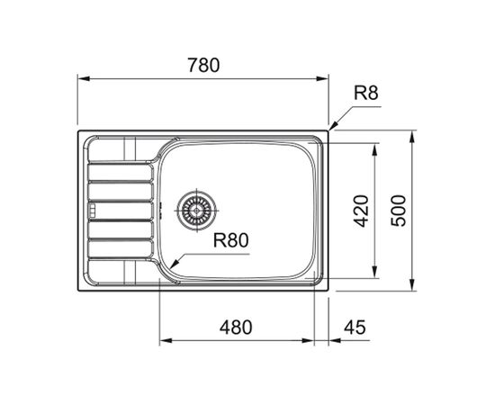 Мойка кухонная Franke Spark SKL 611-78 XL (101.0716.716), изображение 2 Мойка кухонная Franke Spark SKL 611-78 XL (101.0716.716), изображение 2
