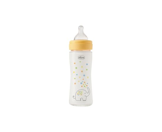 Бутылочка для кормления Chicco Perfect Easy силіконова, від 0+ міс. повільний потік 240 мл (20252.30)
