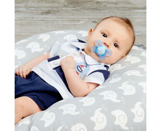 Пустышка Chicco Physio Comfort силіконова від 2 до 6 місяців 2шт. (блакитна) (74931.21.00), изображение 4 Пустышка Chicco Physio Comfort силіконова від 2 до 6 місяців 2шт. (блакитна) (74931.21.00), изображение 4