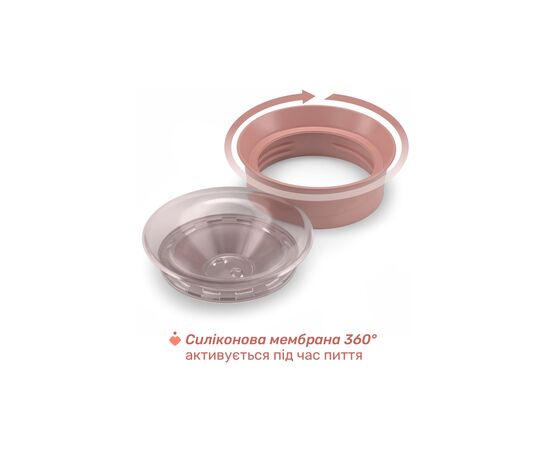 Поильник-непроливайка Chicco Perfect Cup 200 мл. від 12 місяців (рожева) (06951.15), изображение 3