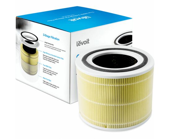 Фільтр для очисника/зволожувача повітря Levoit Core 300 True HEPA 3-Stage (HEACAFLVNEA0039), зображення 2 Фільтр для очисника/зволожувача повітря Levoit Core 300 True HEPA 3-Stage (HEACAFLVNEA0039), зображення 2
