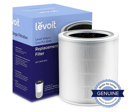Фільтр для очисника/зволожувача повітря Levoit Core 400S True HEPA 3-Stage (HEACAFLVNEU0052), зображення 2 Фільтр для очисника/зволожувача повітря Levoit Core 400S True HEPA 3-Stage (HEACAFLVNEU0052), зображення 2