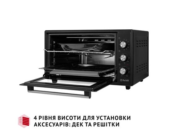 Электропечь Perfelli SIERRA 48 BLACK, изображение 6 Электропечь Perfelli SIERRA 48 BLACK, изображение 6