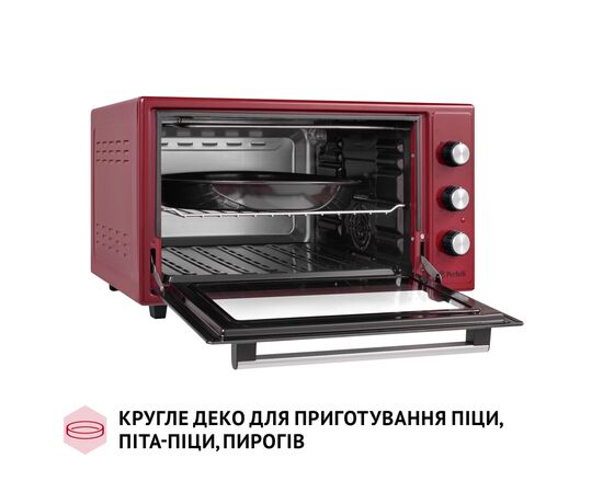 Электропечь Perfelli TRIMO 48 RED, изображение 7 Электропечь Perfelli TRIMO 48 RED, изображение 7
