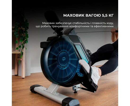Гребной тренажер Cecotec DrumFit Rower 5500 Regatta Maquina (CCTC-07213), изображение 9 Гребной тренажер Cecotec DrumFit Rower 5500 Regatta Maquina (CCTC-07213), изображение 9