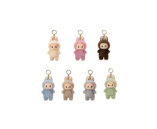 Мягкая игрушка No Brand сюрприз Labubu Третье поколение 17 см Mix color Затемненный пакет (YT41824), изображение 4