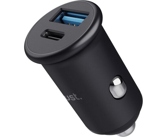 Зарядное устройство Trust USB-C PD25W + USB QC12W 37W Black (25197_TRUST), изображение 2 Зарядное устройство Trust USB-C PD25W + USB QC12W 37W Black (25197_TRUST), изображение 2