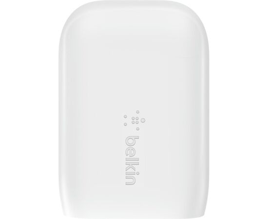 Зарядное устройство Belkin USB-C PD25W + USB QC12W 37W White (WCB007VFWH), изображение 2 Зарядное устройство Belkin USB-C PD25W + USB QC12W 37W White (WCB007VFWH), изображение 2