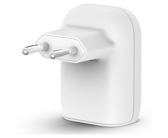 Зарядное устройство Belkin USB-C PD25W + USB QC12W 37W White (WCB007VFWH), изображение 3 Зарядное устройство Belkin USB-C PD25W + USB QC12W 37W White (WCB007VFWH), изображение 3