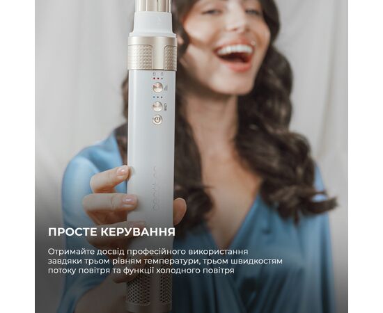 Стайлер Cecotec Bamba CeramicCare 14in1 AirGlam Champagne (CCTC-00252), изображение 8 Стайлер Cecotec Bamba CeramicCare 14in1 AirGlam Champagne (CCTC-00252), изображение 8