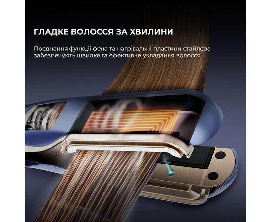 Стайлер Cecotec RitualCare Air Lisse 2in1 Blue (A01_EU01_100159), изображение 7 Стайлер Cecotec RitualCare Air Lisse 2in1 Blue (A01_EU01_100159), изображение 7
