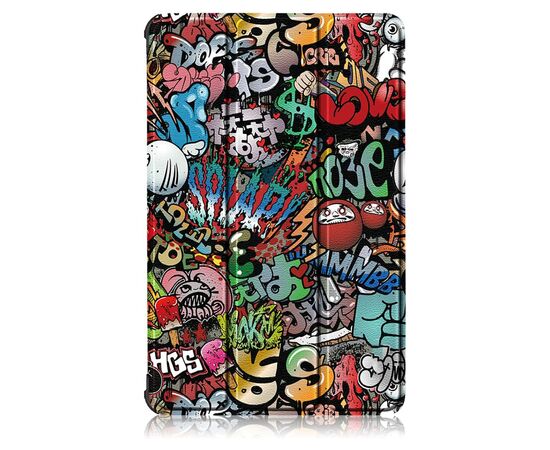 Чехол для планшета BeCover Smart Case Samsung Galaxy Tab S10 FE (SM-X520/SM-X526) 10.9" Graffiti (713285), изображение 2 Чехол для планшета BeCover Smart Case Samsung Galaxy Tab S10 FE (SM-X520/SM-X526) 10.9" Graffiti (713285), изображение 2