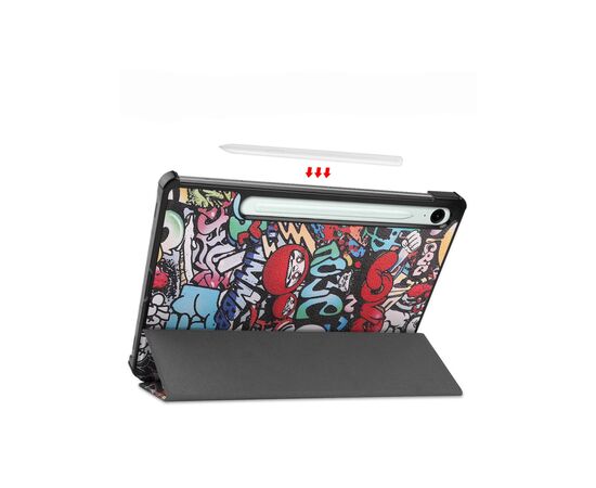 Чехол для планшета BeCover Smart Case Samsung Galaxy Tab S10 FE (SM-X520/SM-X526) 10.9" Graffiti (713285), изображение 5 Чехол для планшета BeCover Smart Case Samsung Galaxy Tab S10 FE (SM-X520/SM-X526) 10.9" Graffiti (713285), изображение 5