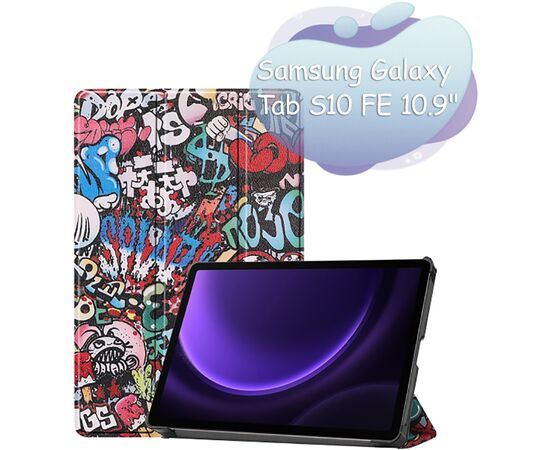 Чехол для планшета BeCover Smart Case Samsung Galaxy Tab S10 FE (SM-X520/SM-X526) 10.9" Graffiti (713285)