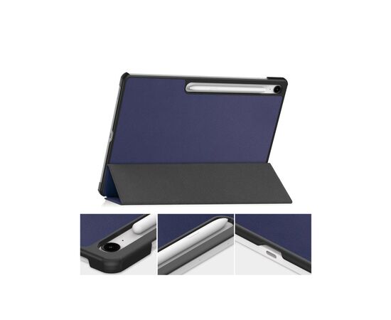 Чохол до планшета BeCover Smart Case Samsung Galaxy Tab S10 FE Plus (SM-X620/SM-X626) 13.1" Deep Blue (713382), зображення 6 Чохол до планшета BeCover Smart Case Samsung Galaxy Tab S10 FE Plus (SM-X620/SM-X626) 13.1" Deep Blue (713382), зображення 6