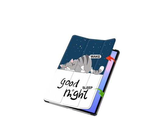 Чохол до планшета BeCover Smart Case Samsung Galaxy Tab S10 FE Plus (SM-X620/SM-X626) 13.1" Good Night (713387), зображення 4 Чохол до планшета BeCover Smart Case Samsung Galaxy Tab S10 FE Plus (SM-X620/SM-X626) 13.1" Good Night (713387), зображення 4