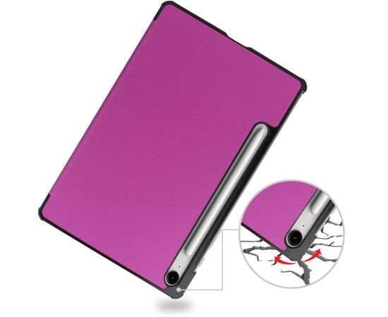 Чохол до планшета BeCover Smart Case Samsung Galaxy Tab S10 FE Plus (SM-X620/SM-X626) 13.1" Purple (713384), зображення 5 Чохол до планшета BeCover Smart Case Samsung Galaxy Tab S10 FE Plus (SM-X620/SM-X626) 13.1" Purple (713384), зображення 5