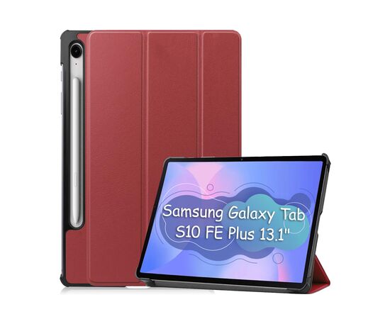 Чохол до планшета BeCover Smart Case Samsung Galaxy Tab S10 FE Plus (SM-X620/SM-X626) 13.1" Red Wine (713385)