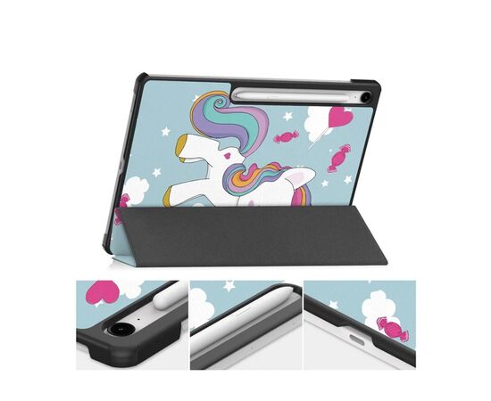 Чехол для планшета BeCover Smart Case Samsung Galaxy Tab S10 FE Plus (SM-X620/SM-X626) 13.1" Unicorn (713388), изображение 6 Чехол для планшета BeCover Smart Case Samsung Galaxy Tab S10 FE Plus (SM-X620/SM-X626) 13.1" Unicorn (713388), изображение 6