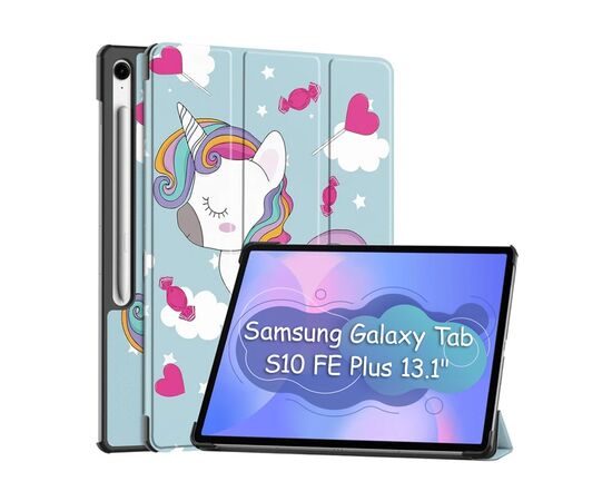 Чехол для планшета BeCover Smart Case Samsung Galaxy Tab S10 FE Plus (SM-X620/SM-X626) 13.1" Unicorn (713388)