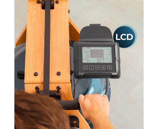 Гребной тренажер Cecotec DrumFit Rower 20000 Neptuno Wood (CCTC-07226), изображение 7 Гребной тренажер Cecotec DrumFit Rower 20000 Neptuno Wood (CCTC-07226), изображение 7
