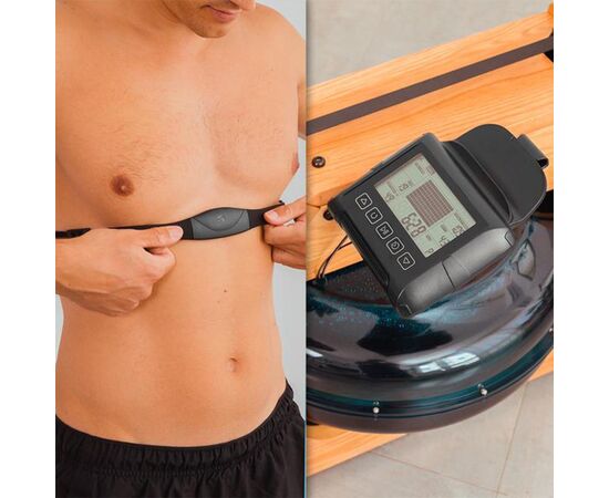 Гребной тренажер Cecotec DrumFit Rower 20000 Neptuno Wood (CCTC-07226), изображение 8 Гребной тренажер Cecotec DrumFit Rower 20000 Neptuno Wood (CCTC-07226), изображение 8
