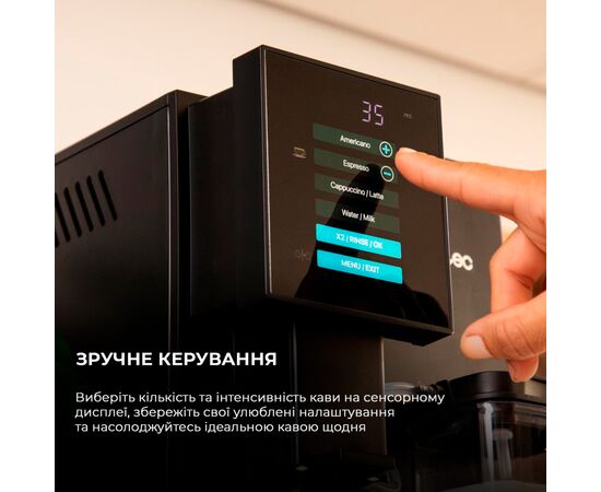 Кофемашина Cecotec Cremmaet Compactccino Black/Silver (A01 EU01 105455), изображение 6 Кофемашина Cecotec Cremmaet Compactccino Black/Silver (A01 EU01 105455), изображение 6