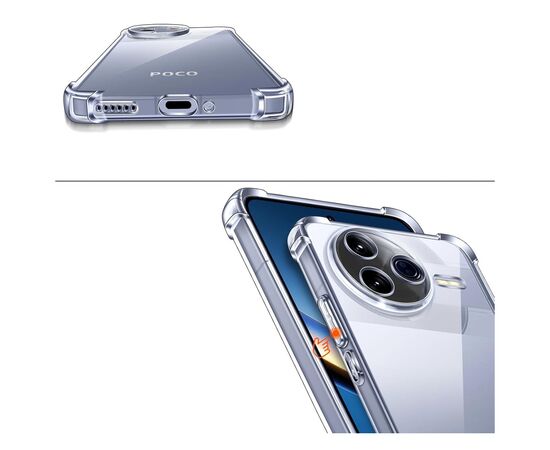 Чехол для мобильного телефона BeCover Anti-Shock Poco F7 Pro Clear (713499), изображение 3