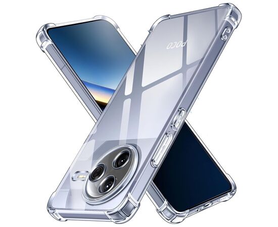 Чохол до мобільного телефона BeCover Anti-Shock Poco F7 Pro Clear (713499)