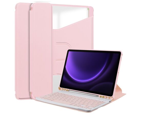 Чохол до планшета BeCover BeCover 360° Rotatable Samsung Galaxy Tab S10 FE (SM-X520/SM-X526) 10.9" Pink (713311), зображення 5 Чохол до планшета BeCover BeCover 360° Rotatable Samsung Galaxy Tab S10 FE (SM-X520/SM-X526) 10.9" Pink (713311), зображення 5