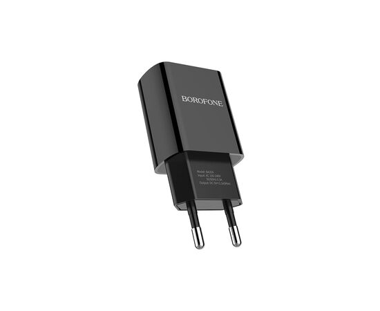Зарядное устройство BOROFONE BA20A Sharp USB 10.5W Black (6931474702081)