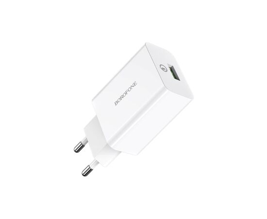 Зарядное устройство BOROFONE BA21A Long Journey USB QC3.0 18W White (6931474702067)