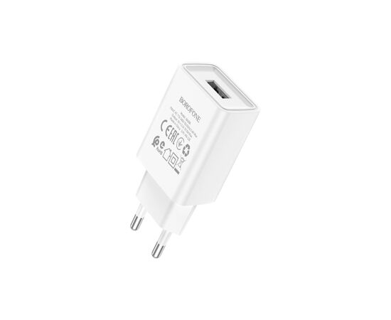 Зарядний пристрій BOROFONE BA68A Glacier USB 10.5W White (6974443385670)