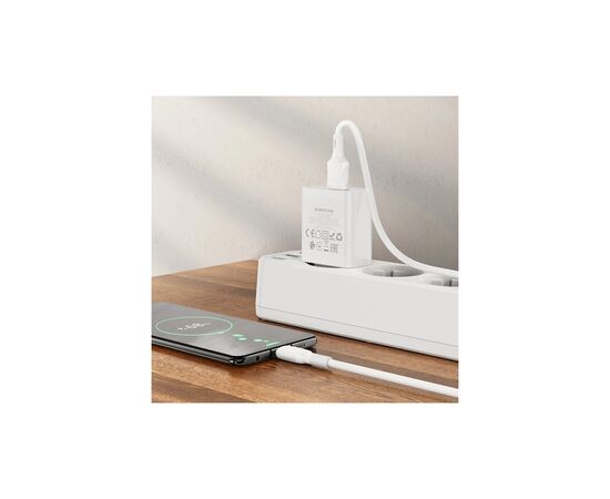 Зарядное устройство BOROFONE BA74A Aspirer USB + cable USB to Micro 5P White (6974443388664), изображение 6 Зарядное устройство BOROFONE BA74A Aspirer USB + cable USB to Micro 5P White (6974443388664), изображение 6