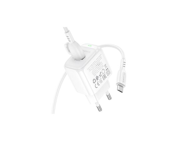 Зарядное устройство BOROFONE BAS42A Potential USB QC3.0 + cable USB to Micro 5P White (6941991113796), изображение 5 Зарядное устройство BOROFONE BAS42A Potential USB QC3.0 + cable USB to Micro 5P White (6941991113796), изображение 5