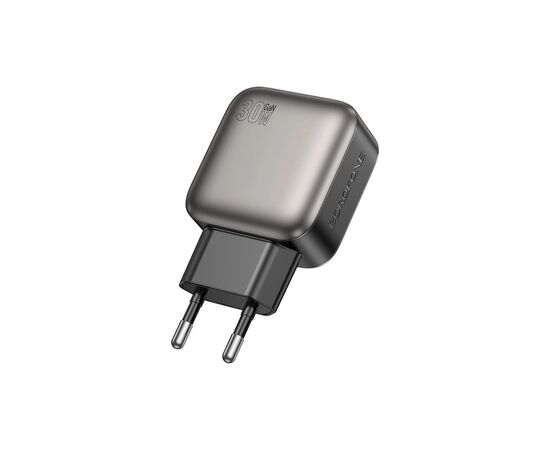Зарядное устройство BOROFONE BAS55A Absolute 1xUSB-C PD30W + 1xUSB QC3.0 Black (6941991116230), изображение 2 Зарядное устройство BOROFONE BAS55A Absolute 1xUSB-C PD30W + 1xUSB QC3.0 Black (6941991116230), изображение 2