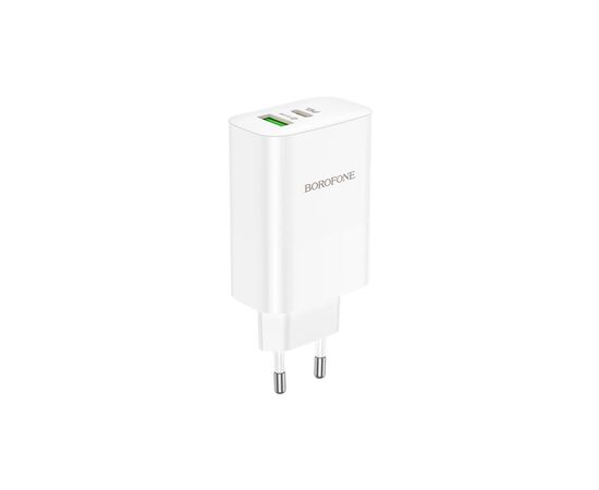 Зарядное устройство BOROFONE BN10 Sunlight 1xUSB-C PD65W + 1xUSB-A White (6974443388190)