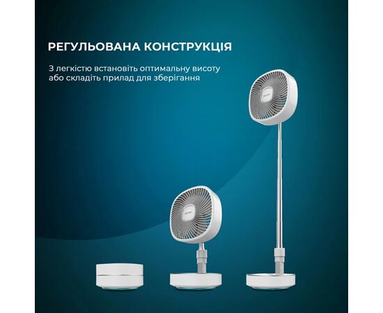 Вентилятор Cecotec EnergySilence 1000 FoldAir Portable (CCTC-08361), изображение 2 Вентилятор Cecotec EnergySilence 1000 FoldAir Portable (CCTC-08361), изображение 2