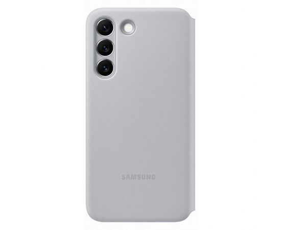 Чехол для мобильного телефона Samsung Smart LED View Cover Galaxy S22 Light Gray (EF-NS901PJEGRU), изображение 2 Чехол для мобильного телефона Samsung Smart LED View Cover Galaxy S22 Light Gray (EF-NS901PJEGRU), изображение 2