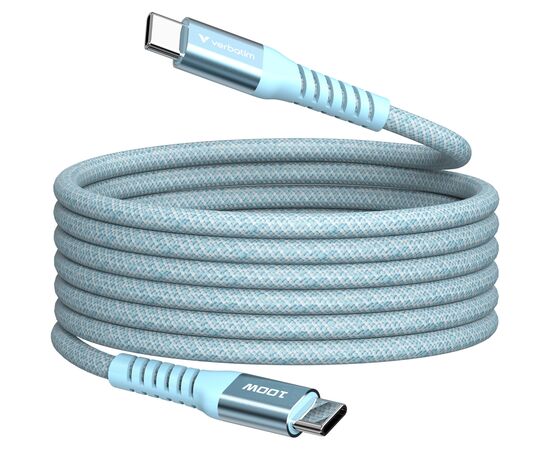Дата кабель USB-C to USB-C 1.2m Magnetic 100W blue Verbatim (31856)
