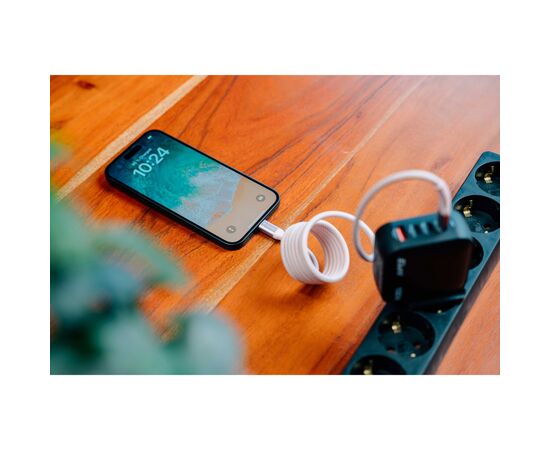 Дата кабель USB-C to USB-C 1.2m Magnetic 100W gray Verbatim (31854), зображення 5 Дата кабель USB-C to USB-C 1.2m Magnetic 100W gray Verbatim (31854), зображення 5