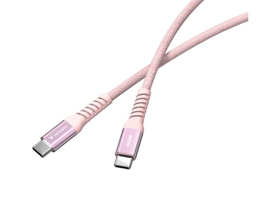 Дата кабель USB-C to USB-C 1.2m Magnetic 60W pink Verbatim (31853), зображення 2 Дата кабель USB-C to USB-C 1.2m Magnetic 60W pink Verbatim (31853), зображення 2