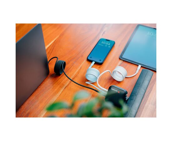 Дата кабель USB-C to USB-C 1.2m Magnetic 60W gray Verbatim (31850), зображення 5 Дата кабель USB-C to USB-C 1.2m Magnetic 60W gray Verbatim (31850), зображення 5