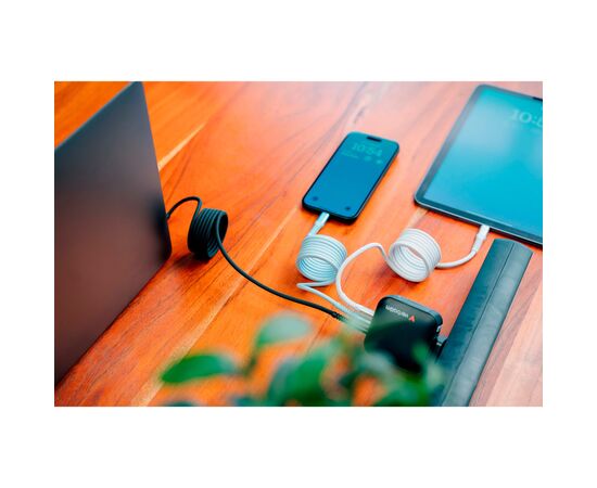 Дата кабель USB-C to USB-C 1.2m Magnetic 60W black Verbatim (31859), зображення 5 Дата кабель USB-C to USB-C 1.2m Magnetic 60W black Verbatim (31859), зображення 5