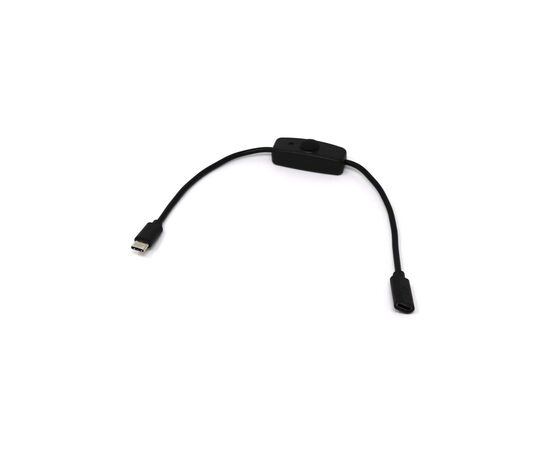 Додаткове обладнання до промислового ПК Pi HUT Кабель USB Type-C для Raspberry Pi 4 з вимикачем 1.5м (102509)